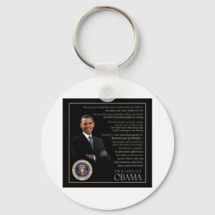 President Obama Quote Key Ring