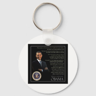 President Obama Quote Key Ring