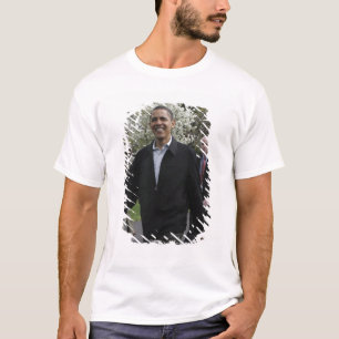 President Obama walks to the basketball courst T-Shirt
