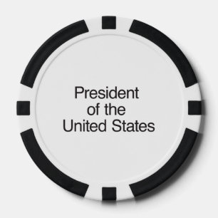 President of the United States Poker Chips