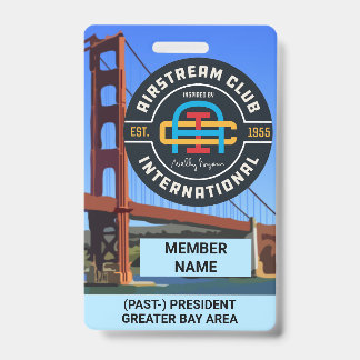 President or Past President Badge ID Badge
