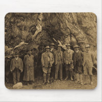 President Roosevelt and John Muir Beneath (Sepia)