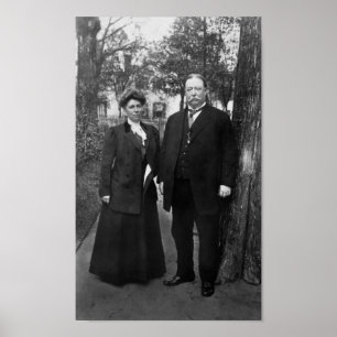 President Taft and First Lady Helen Taft - 1909 Poster