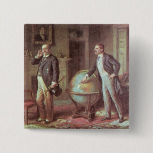 President Theodore Roosevelt 15 Cm Square Badge