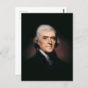 President Thomas Jefferson Postcard
