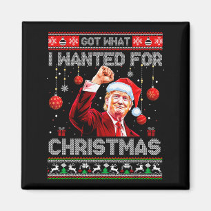 President Trump 2024 Black Uni-adults Winter Moder Magnet
