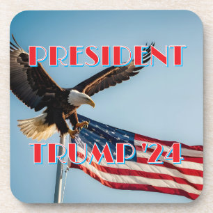 PRESIDENT TRUMP 2024 COASTER