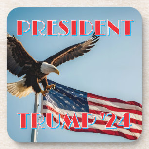 PRESIDENT TRUMP 2024 COASTER