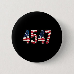 President Trump 2024 Vintage 45 47 Usa Distressed  6 Cm Round Badge
