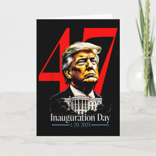 President Trump 2025 Inauguration Day Card