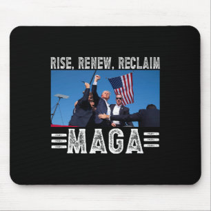President Trump 45 47 Mega Rise Renew Reclaim  Mouse Pad