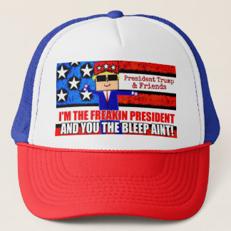President Trump and Friends Cartoon Hat