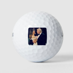 President Trump and Melania Dancing Golf Balls