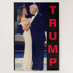 President Trump and Melania Dancing Jigsaw Puzzle