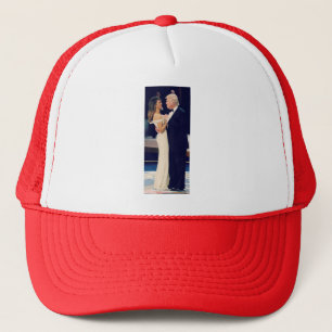 President Trump and Melania Dancing Trucker Hat
