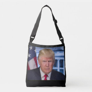 PRESIDENT TRUMP AND WIFE MELANIA CROSSBODY BAG
