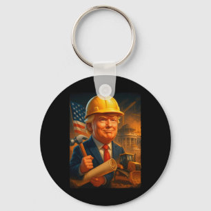 President Trump Building White House Llroom Key Ring