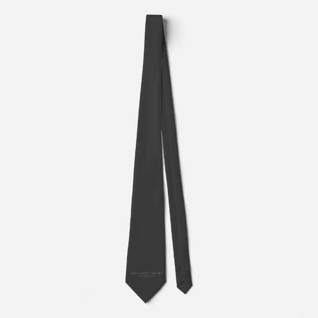 President Trump. Deploribus Unum. Tie (Front)