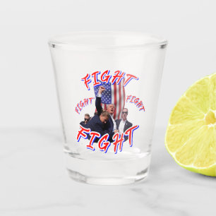PRESIDENT TRUMP FIGHT FIGHT FIGHT SHOT GLASS