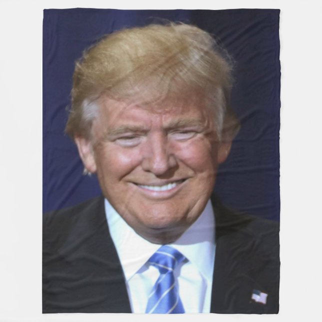 PRESIDENT TRUMP FLEECE BLANKET (Front)