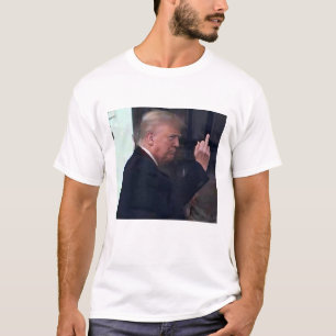 President Trump flipping the bird T-Shirt