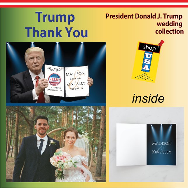 President Trump Greatest Wedding Thank You Card (Creator Uploaded)