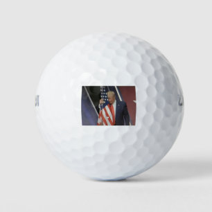 President Trump Hugging  the American Flag Golf Balls