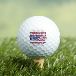 President Trump Inauguration 2025 Golf Balls