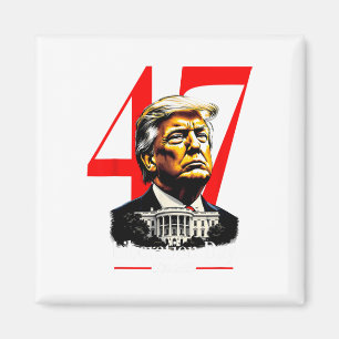 President Trump Inauguration Day 2025 Liberation D Magnet