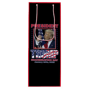President Trump Inauguration Day Wine Gift Bag