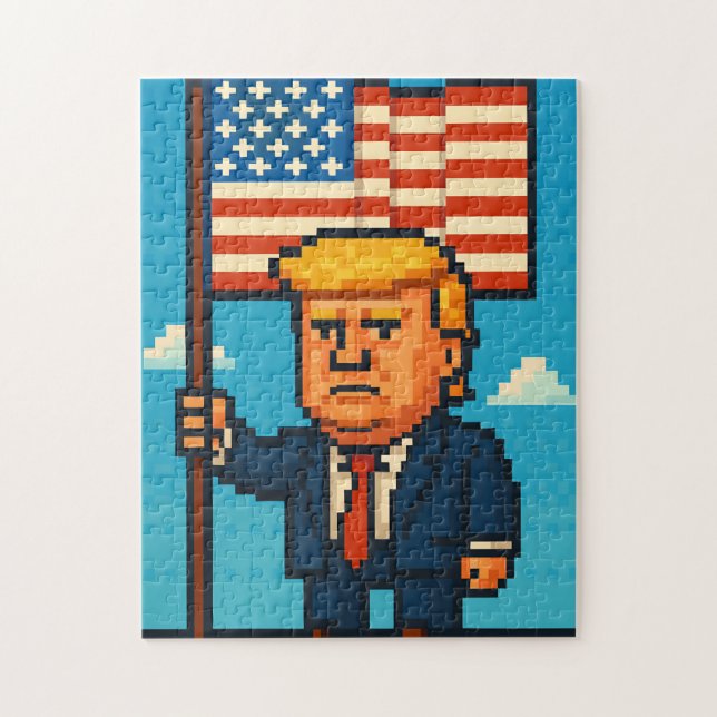 President Trump  Jigsaw Puzzle (Vertical)