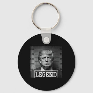 President Trump Mug Shot Key Ring