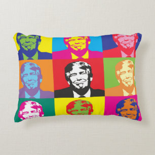 President Trump Pop Art Decorative Cushion