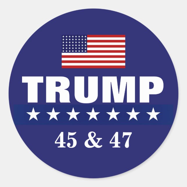 PRESIDENT TRUMP STICKER (Front)