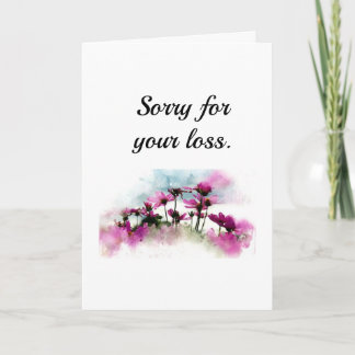 President Trump Sympathy Card