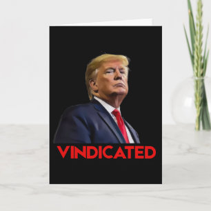 President Trump Vindicated Card