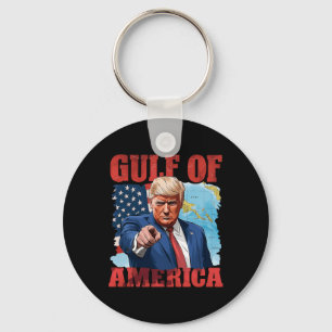 President Trump Welcome To America's Gulf Mexico 5 Key Ring