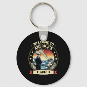 President Trump Welcome To America's Gulf Mexico 6 Key Ring