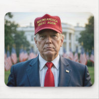 President Trump With a Red MAGA Hat