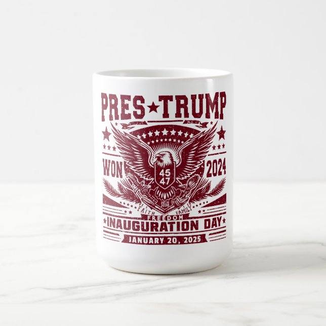 President Trump Won 2024 Coffee Mug (Center)
