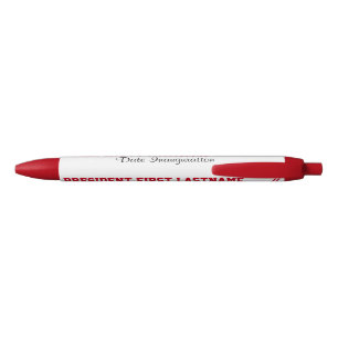 President Vice President Inauguration Edit NAMES Blue Ink Pen