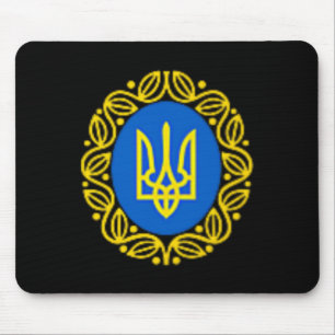 President Volodymyr Zelensky Ukraine Ukrainian Emb Mouse Pad