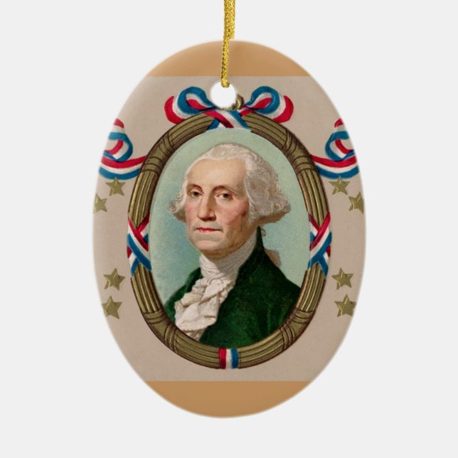 President Washington Ornament (Front)