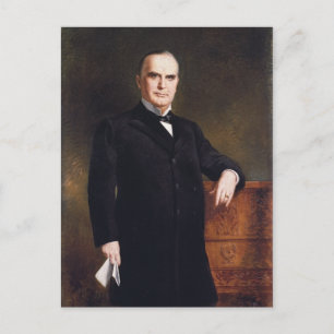 President William McKinley by August Benziger 1897 Postcard