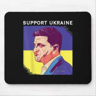 President Zelensky Ukraine Volodymyr Zelensky Ukra Mouse Pad