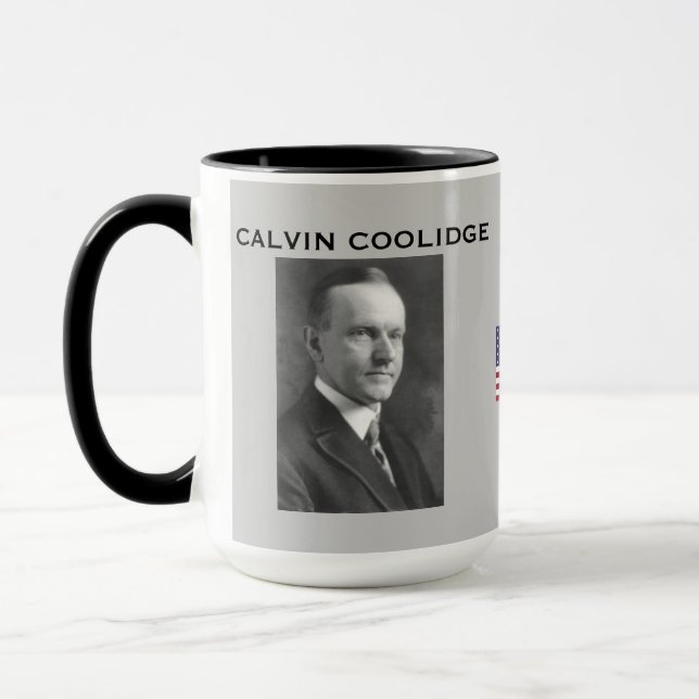 PresidentCalvin Coolidge Mug (Left)