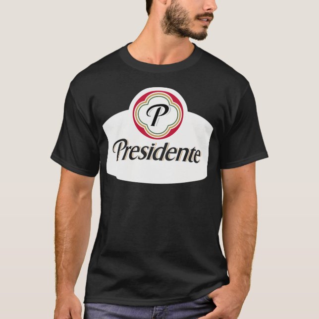 Presidente Cerveza Caribbean Beer Dominican Republ T-Shirt (Front)