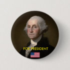Presidential Button: Washington For President