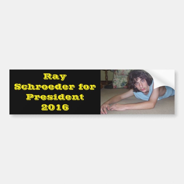 Presidential election bumper sticker (Front)