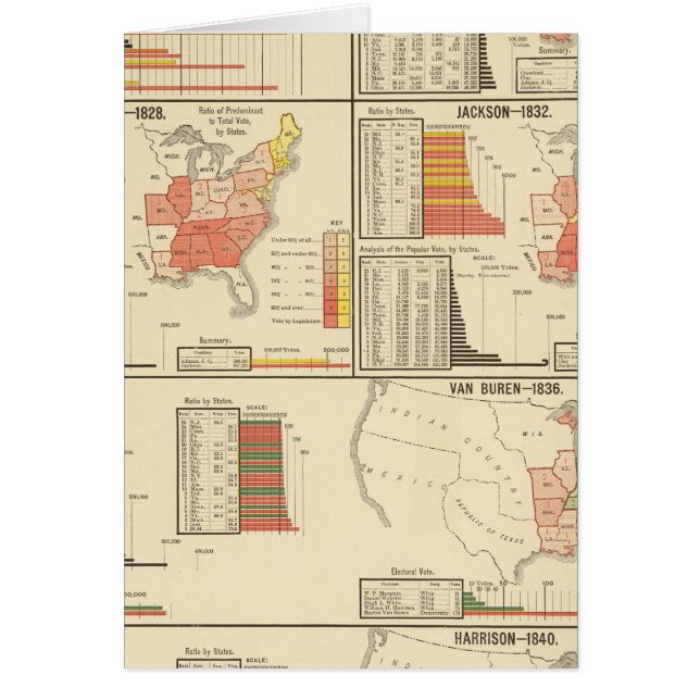 Presidential elections 1824-1840 (Front)